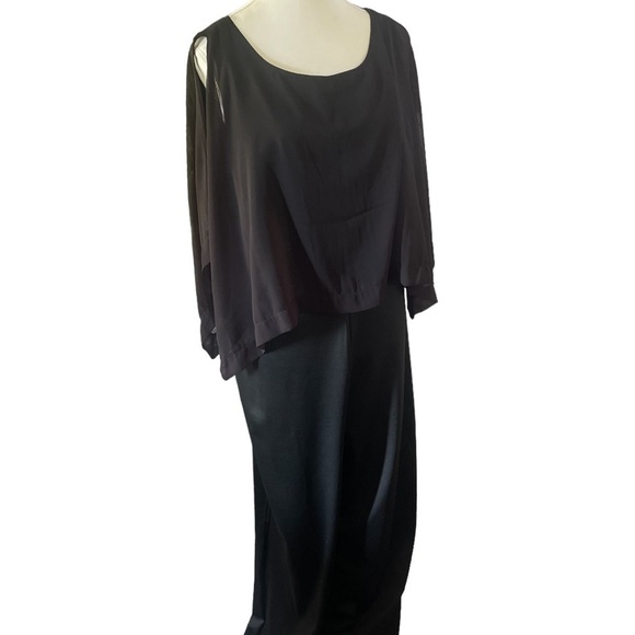 Unbranded Black Pantsuit with sheer overlay, size XL - Picture 5 of 8